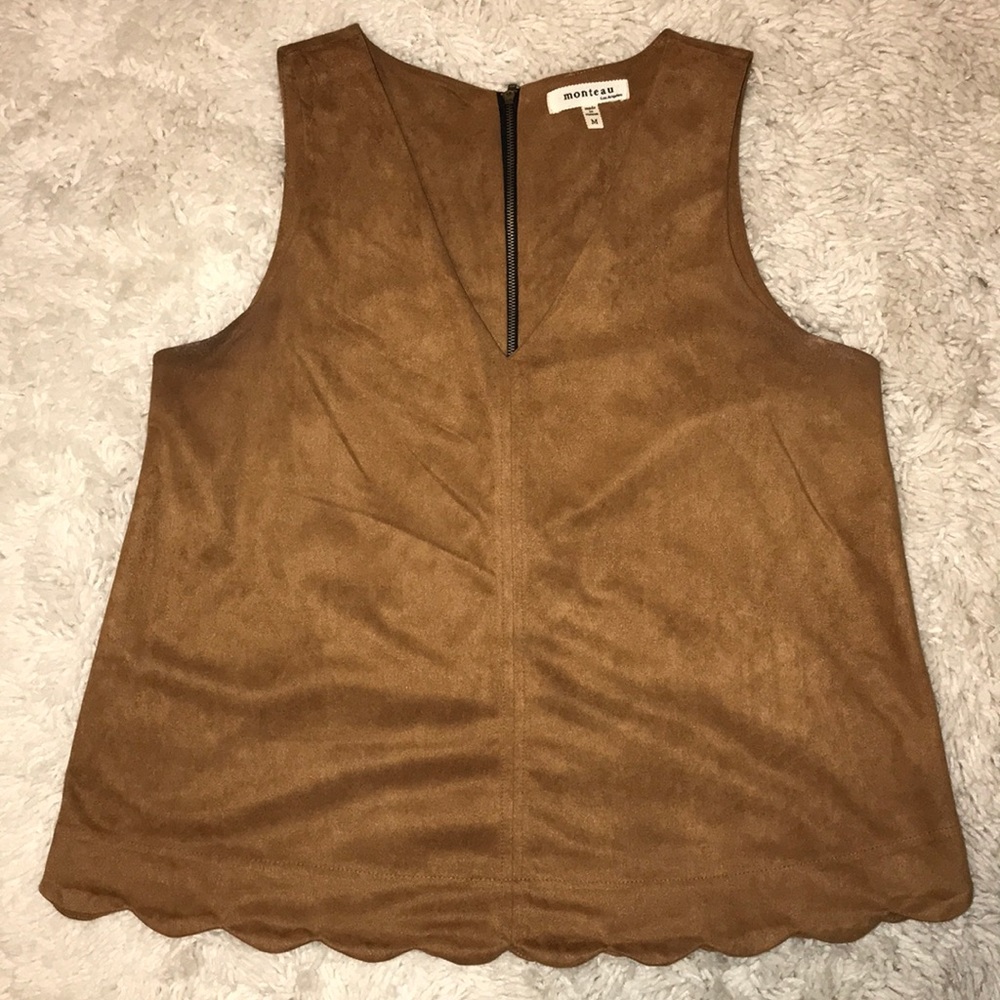 Suede Top